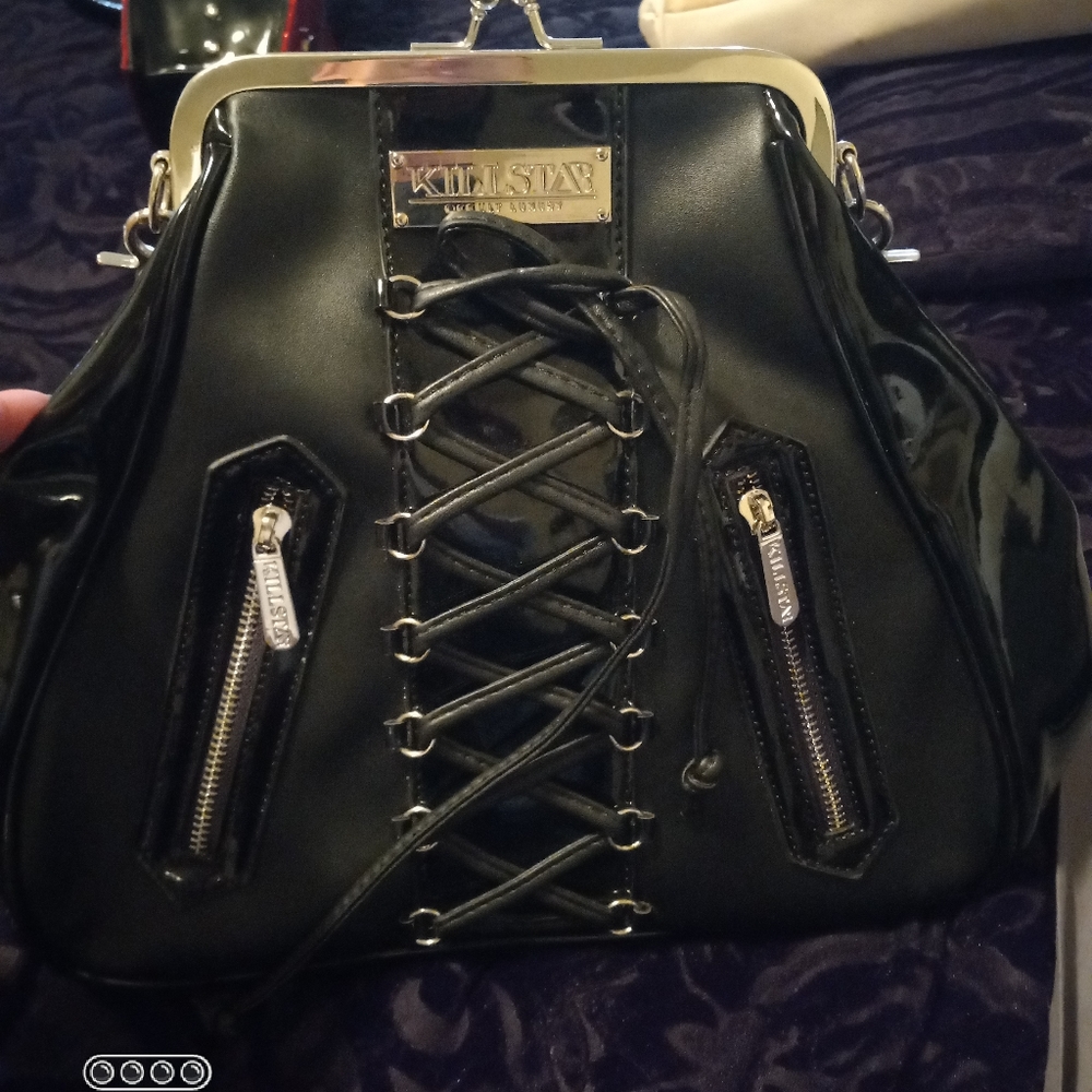 killstar kisslock corset bag